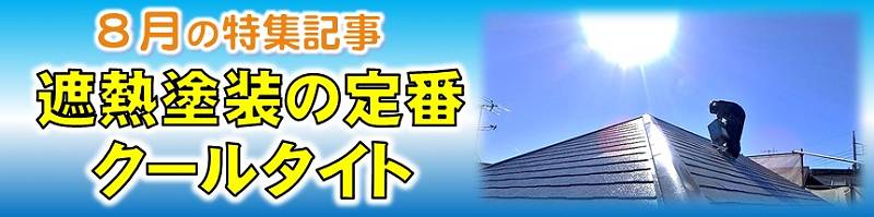 8月の特集記事　クールタイト