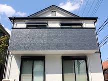 【杉並区】みんなで一緒に塗り替え～今風のツートンに変身