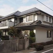 【杉並区】オシャレな２世帯住宅の外壁塗装