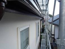 20130913外壁塗装A様邸雨樋塗装P9137440-s.JPG